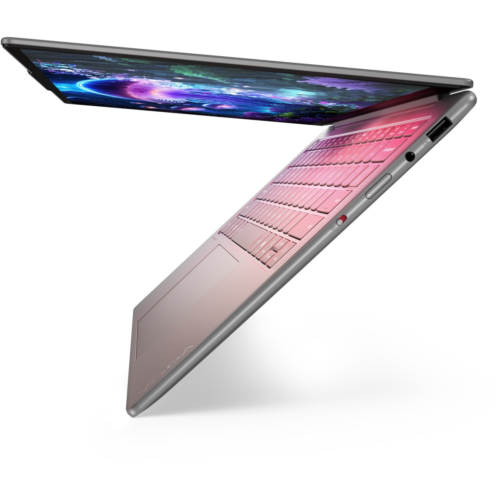 Laptop Lenovo Yoga Slim 7 Aura Edition 14ILL10 / Ultra 5-226V / 16GB LPDDR5 / 512GB / 14" WUXGA OLED / Intel Arc Graphics 130V / DE - Gri - Figura 5