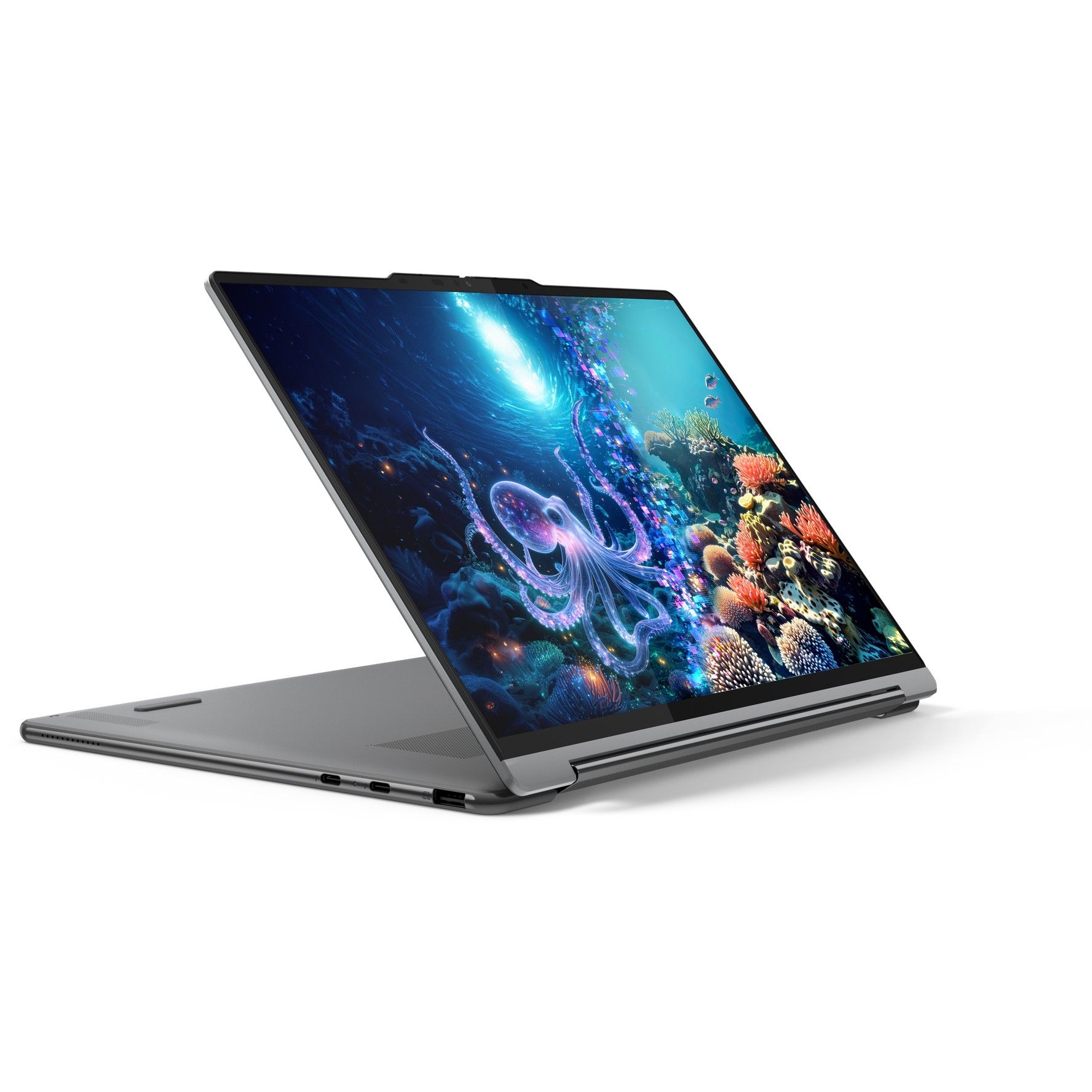Laptop Lenovo Yoga 9 2-in-1 14ILL10 / Ultra 7-258V / 32GB LPDDR5 / 1TB / 14" WQUXGA OLED Touch / Intel Arc Graphics 140V / DE - Gri - Figura 2