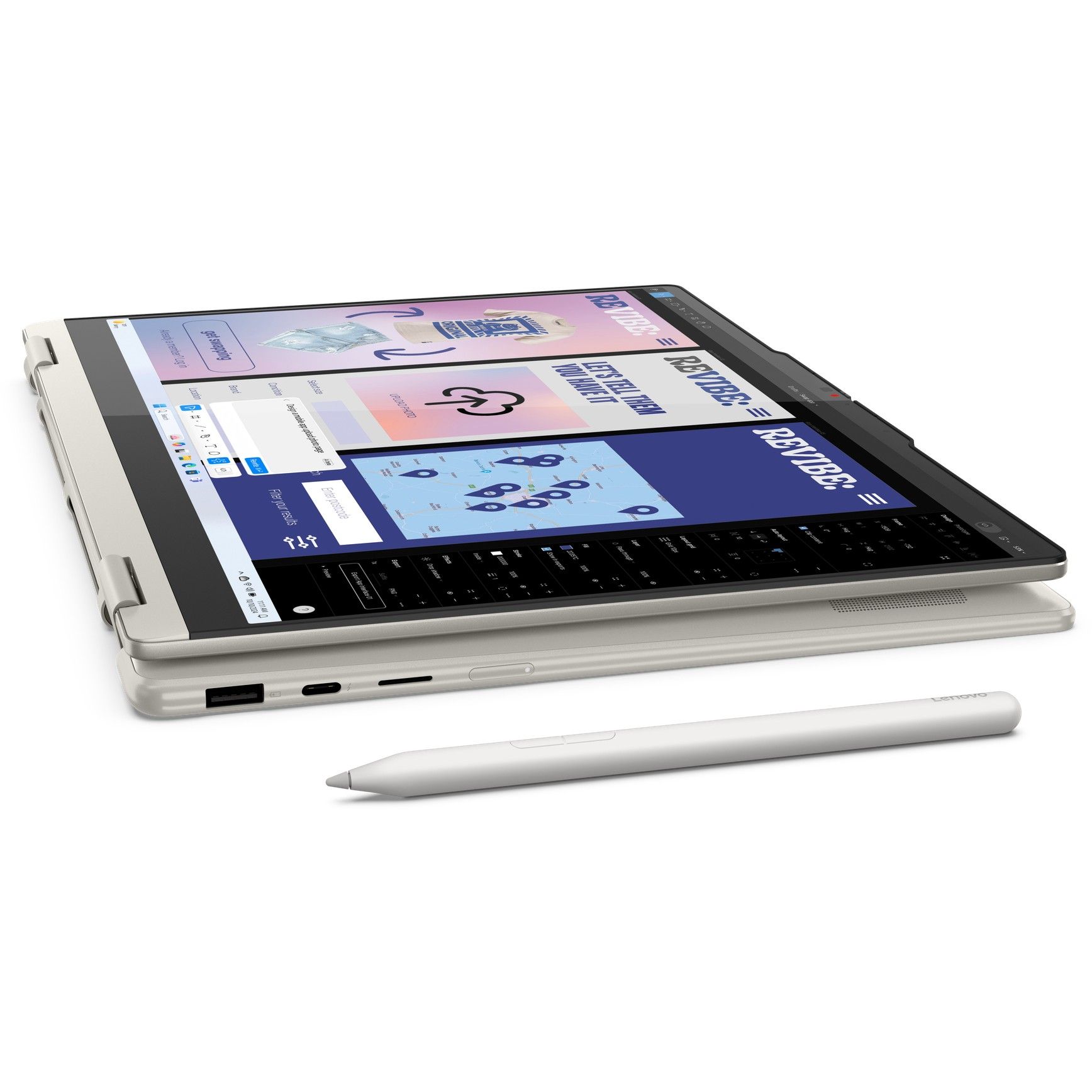 Laptop Lenovo Yoga 7 2-in-1 14ILL10 / Ultra 5-226V / 16GB LPDDR5 / 1TB / 14" WUXGA OLED Touch / Intel Arc Graphics 130V / DE - Gri - Figura 5