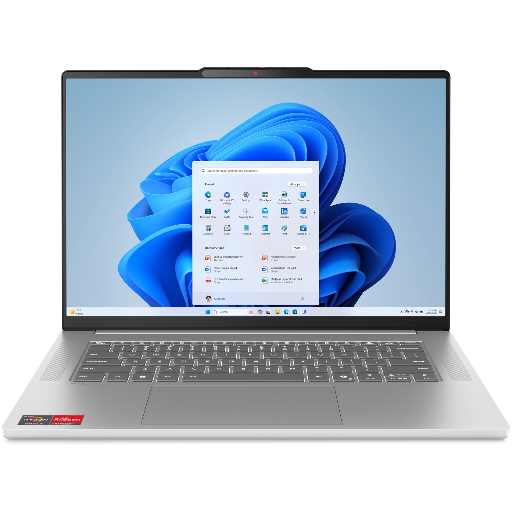Laptop Lenovo IdeaPad Slim 5 15ARP10 / Ryzen 7 7735HS / 32GB LPDDR5x / 1TB / 15.1" WQXGA OLED 165Hz / AMD Radeon 680M / DE - Gri e Hapur