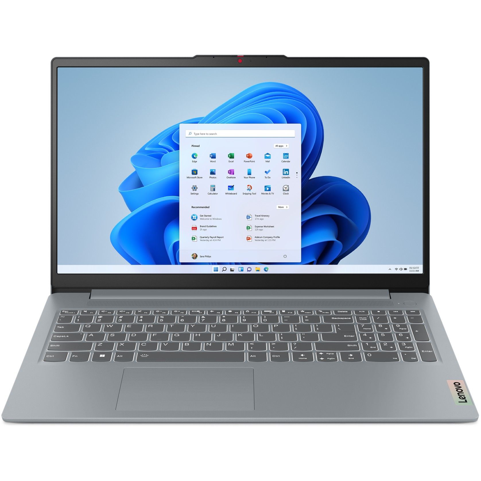 Laptop Lenovo IdeaPad Slim 3 15ABR8 82XM / Ryzen 5 5625U / 16GB DDR4 / 512GB / 15.6" Full HD IPS LED / AMD Radeon Graphics / DE - Gri