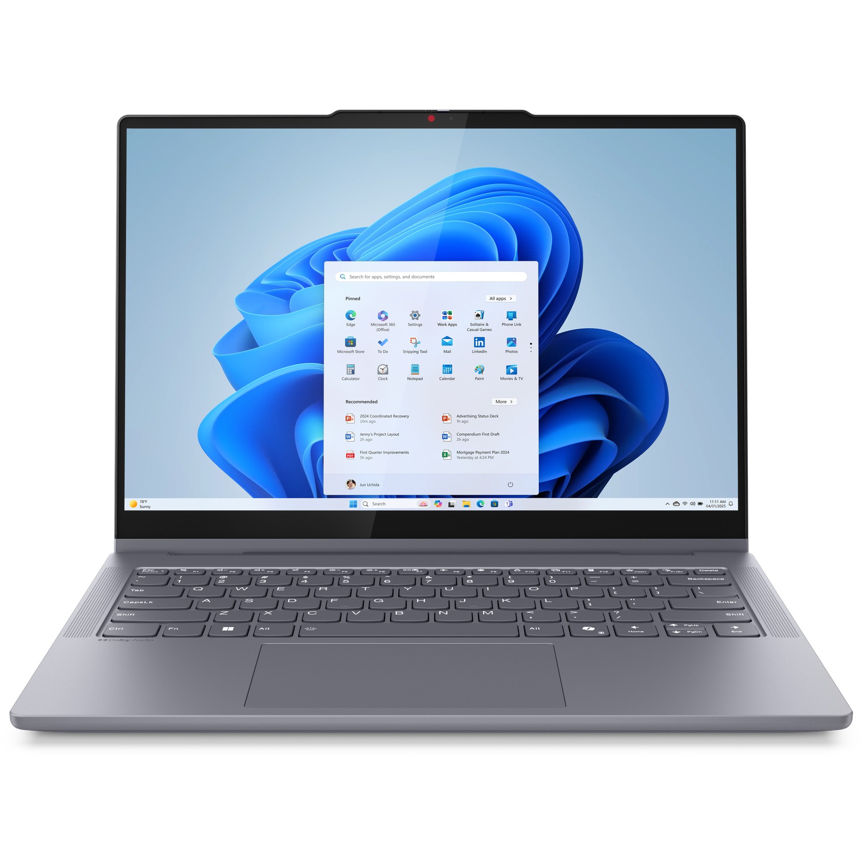 Laptop Lenovo IdeaPad 5 2-in-1 14IAL10 / Ultra 5-225H / 16GB LPDDR5 / 512GB / 14" WUXGA OLED Touchscreen / Intel Arc 130T / DE - Gri - Figura 2