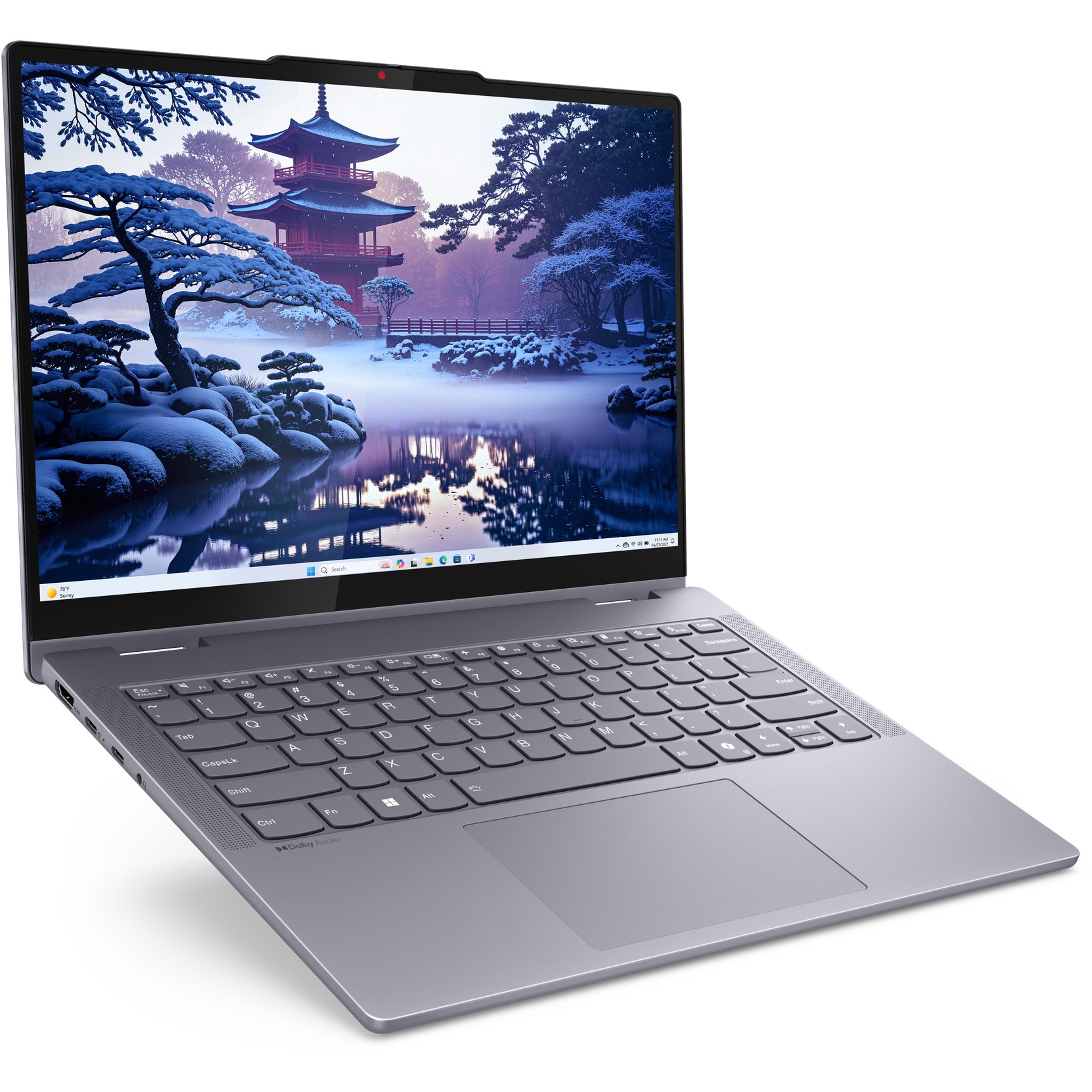Laptop Lenovo IdeaPad 5 2-in-1 14IAL10 / Ultra 5-225H / 16GB LPDDR5 / 512GB / 14" WUXGA OLED Touchscreen / Intel Arc 130T / DE - Gri - Figura 4