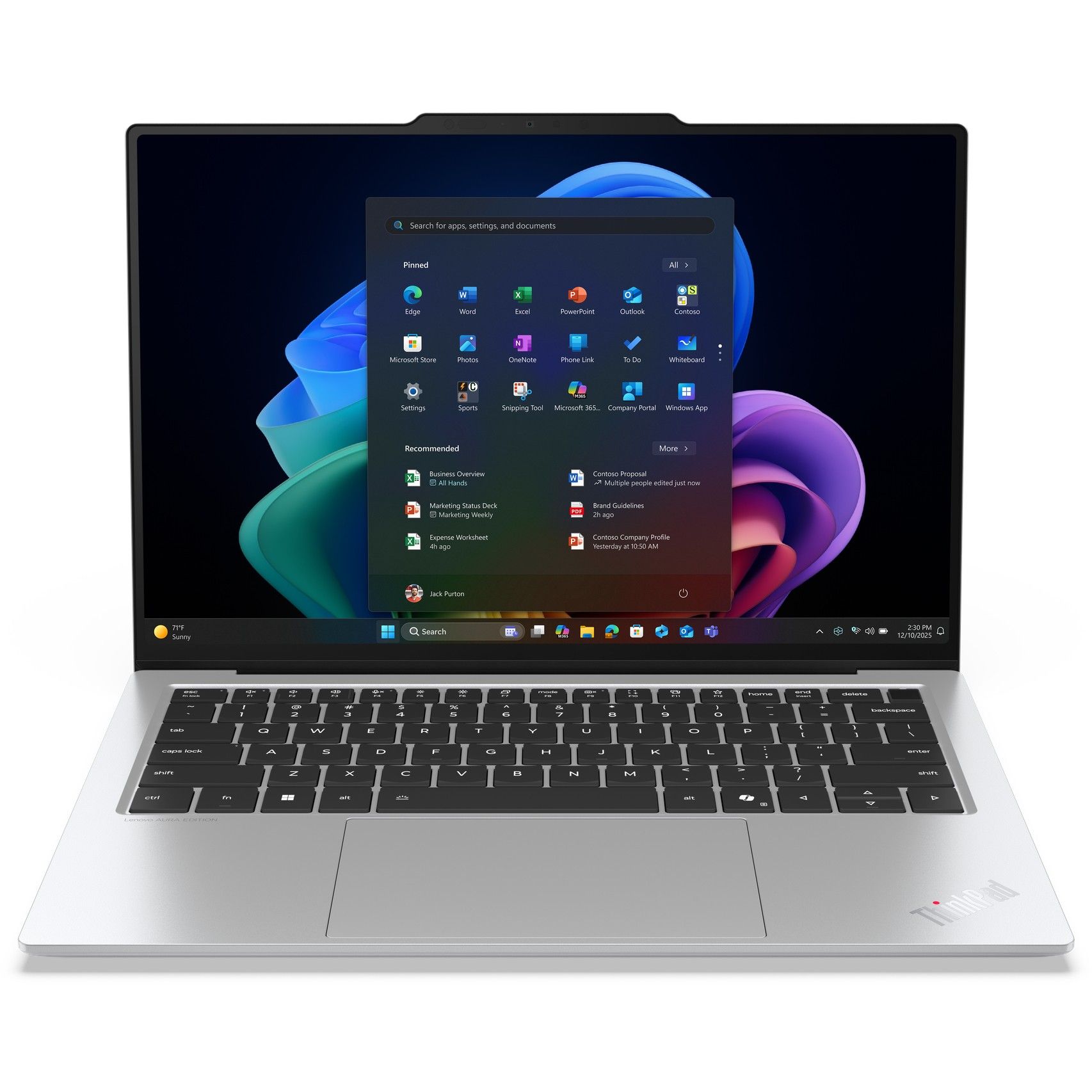 Laptop LENOVO ThinkPad X9 14 G1 / Ultra 7-258V / 32GB LPDDR5 / 1TB / 14" 2.8K OLED Touchscreen / Intel Arc Graphics 140V / DE - Bardhë