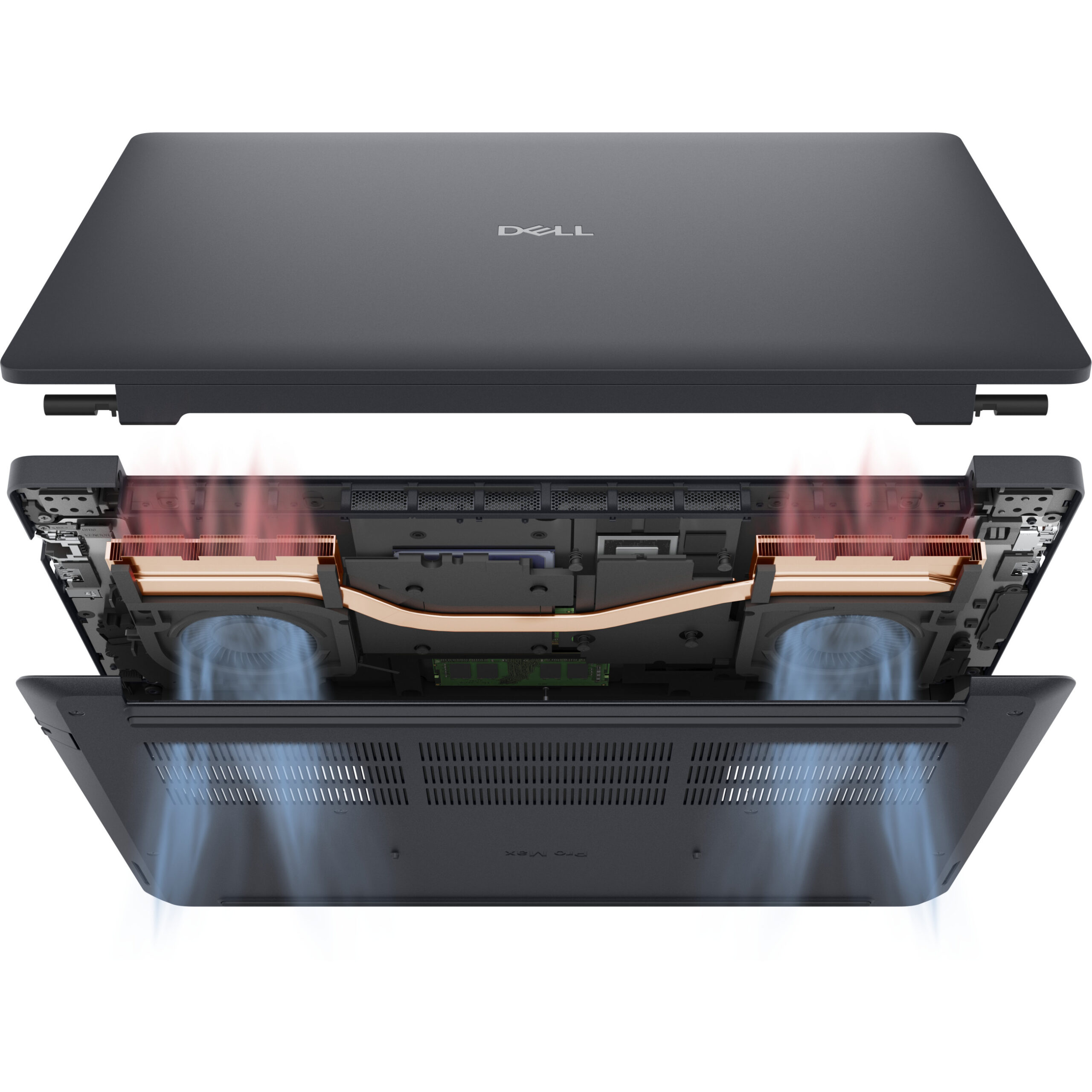 Laptop Gaming Dell Pro Max 16 MC16250 / Ultra 7- 265H / 16GB DDR5 / 512GB / 16" Full HD+ WVA / RTX PRO 500 6GB / Zezë - Figura 3