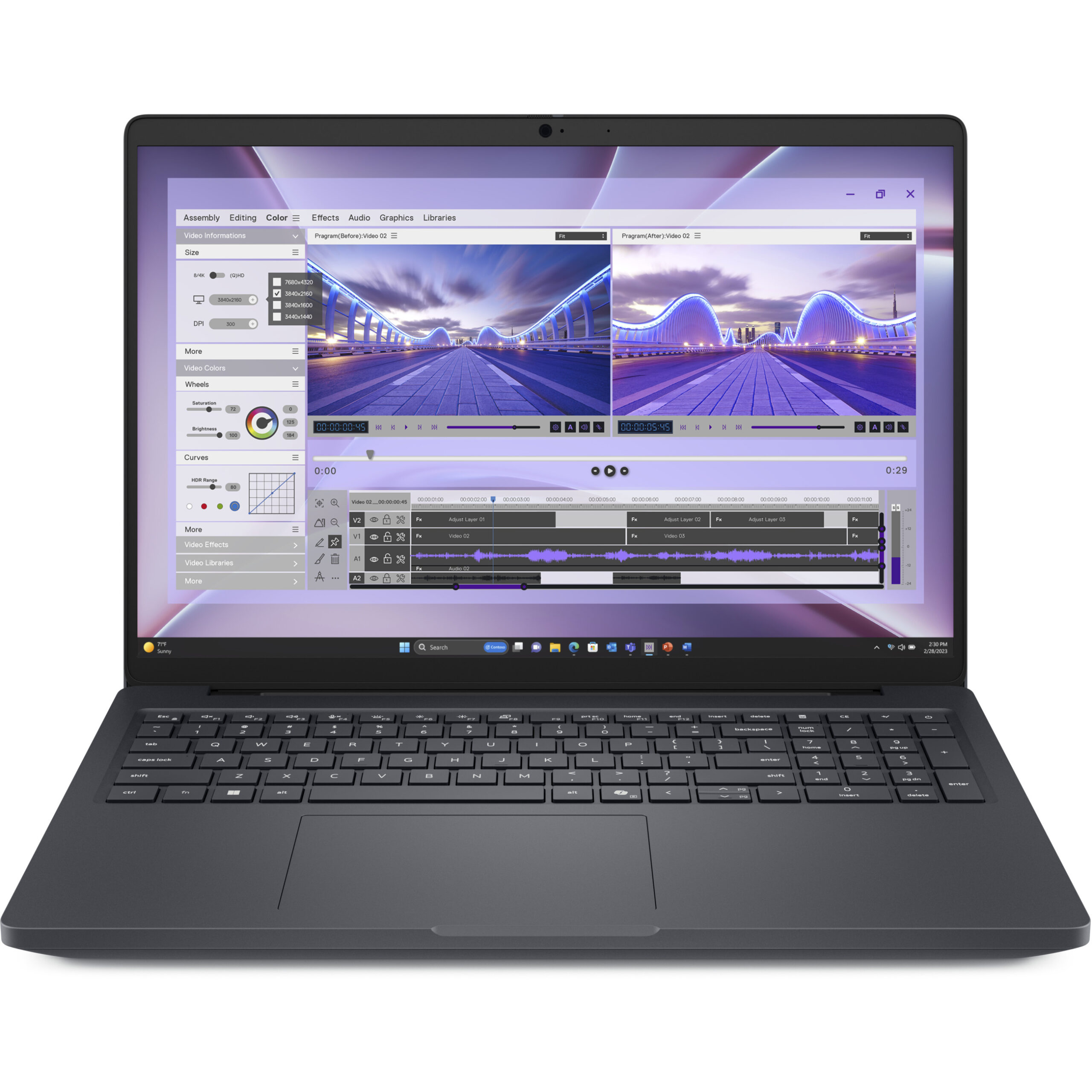 Laptop Gaming Dell Pro Max 16 MC16250 / Ultra 7- 265H / 32GB DDR5 / 1TB / 16" Full HD+ WVA / RTX PRO 1000 8GB / Zezë - Figura 2