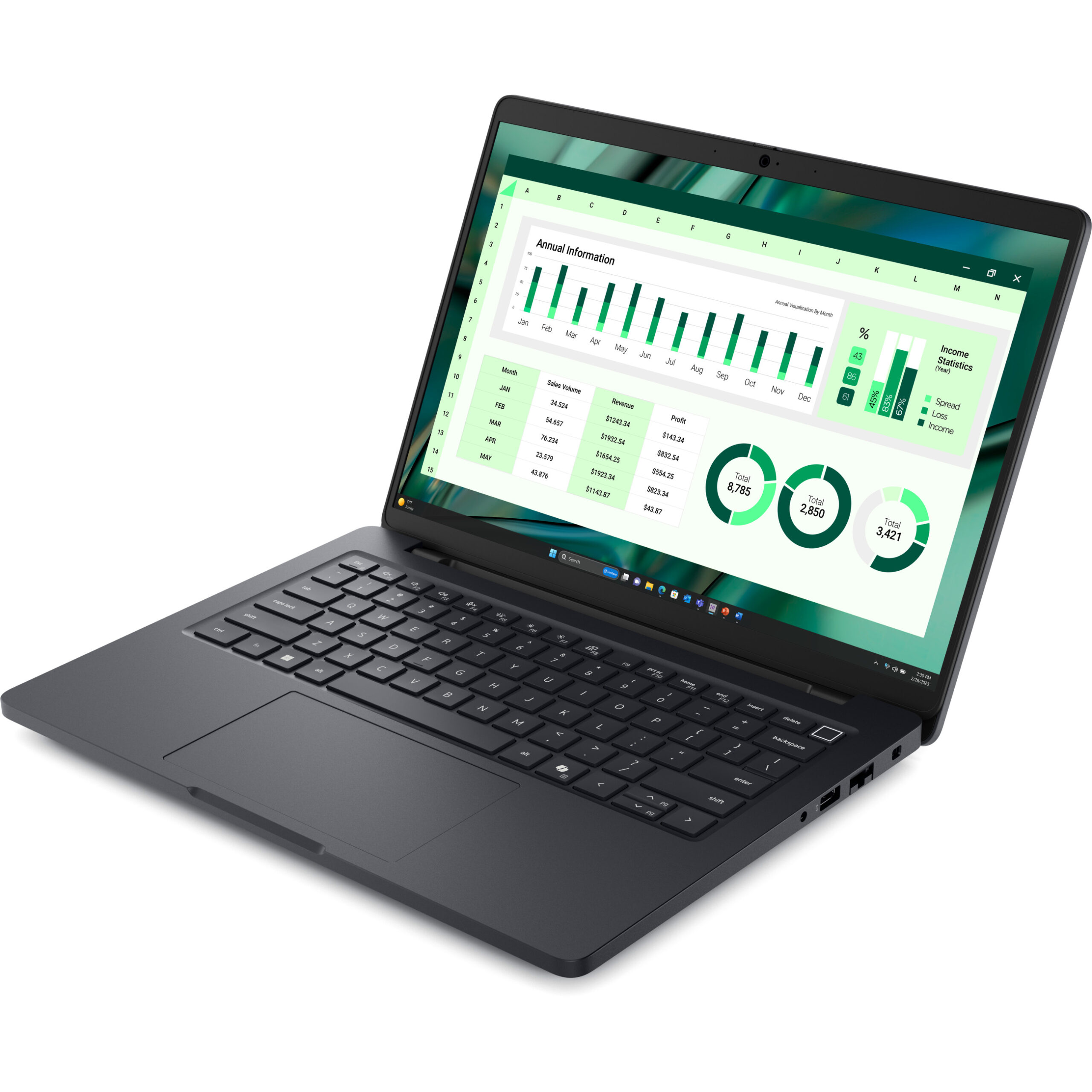 Laptop Gaming Dell Pro Max 14 MC14250 / Ultra 7-265H / 16GB LPDDR5 / 512GB / 14" Full HD+WVA LED / RTX PRO 500 6GB / Zezë - Figura 3