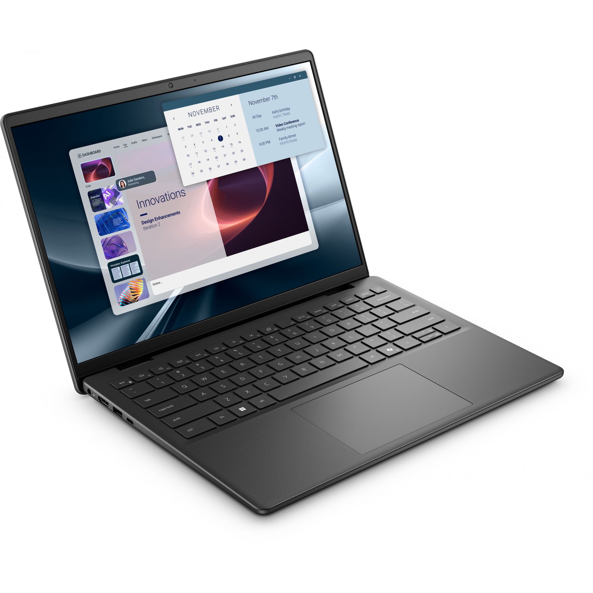 Laptop Dell Pro 14 Essential PV14255 / Ryzen 7-250 / 16G DDR5 / 512GB / 14" Full HD+ IPS WVA AG 60Hz / AMD Radeon 780M / DE - Zezë - Figura 2