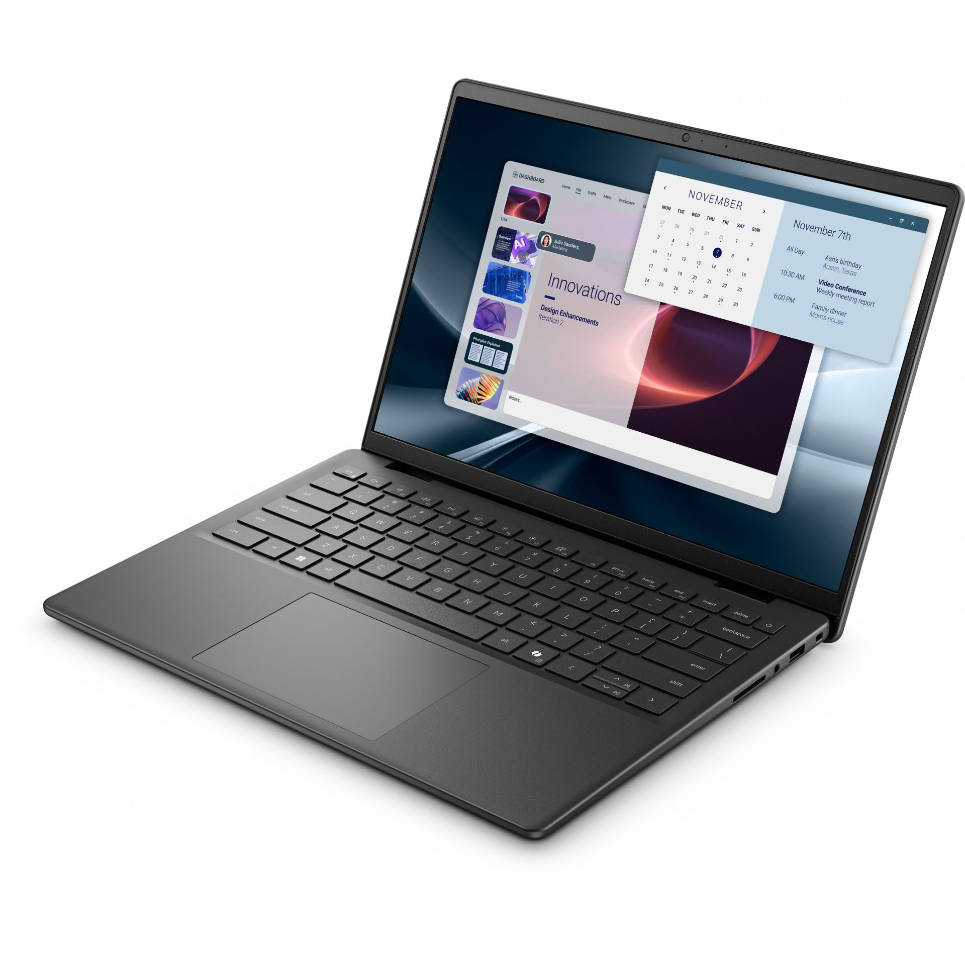 Laptop Dell Pro 14 Essential PV14255 / Ryzen 7-250 / 16G DDR5 / 512GB / 14" Full HD+ IPS WVA AG 60Hz / AMD Radeon 780M / DE - Zezë - Figura 3