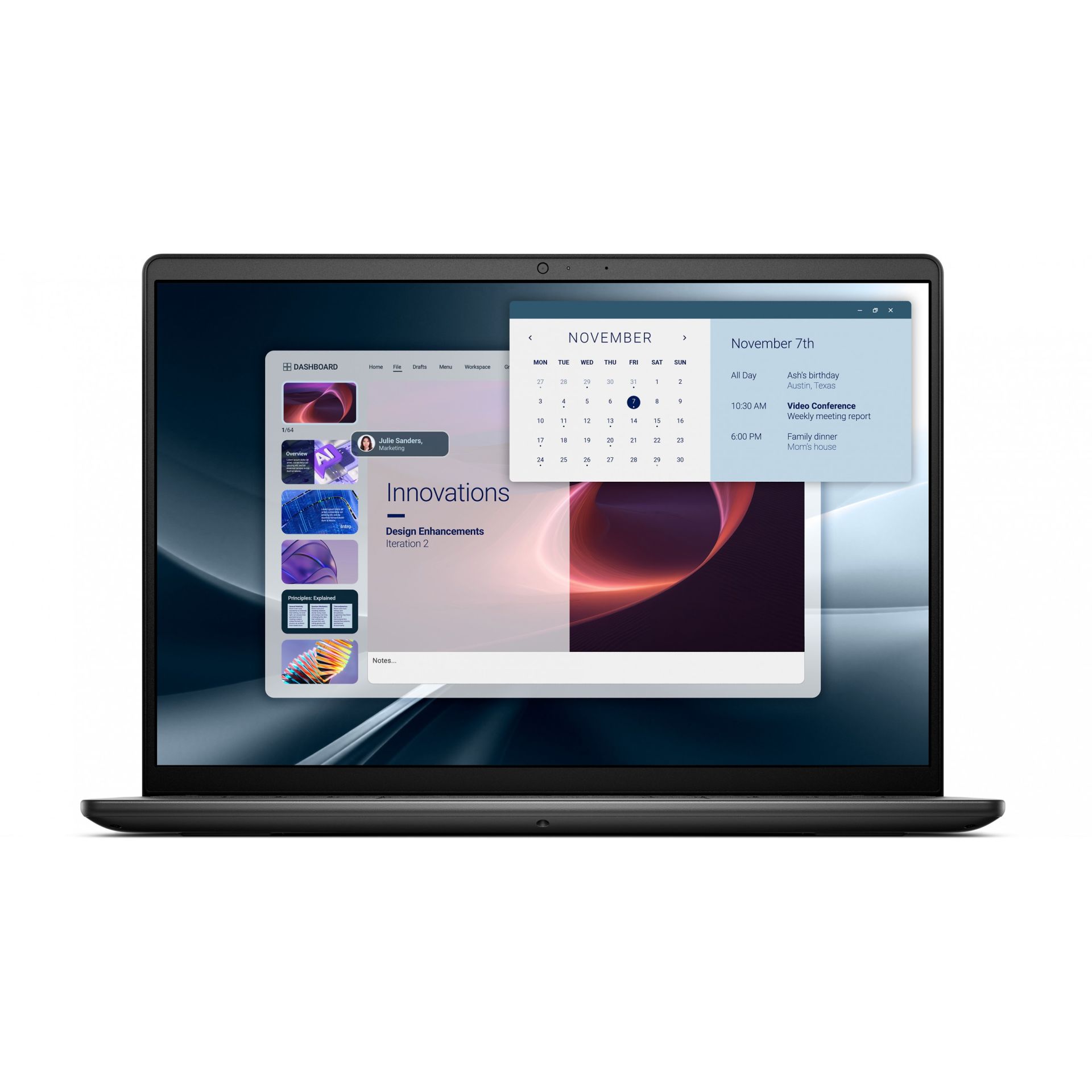 Laptop Dell Pro 14 Essential PV14255 / Ryzen 7-250 / 16G DDR5 / 512GB / 14" Full HD+ IPS WVA AG 60Hz / AMD Radeon 780M / DE - Zezë - Figura 10
