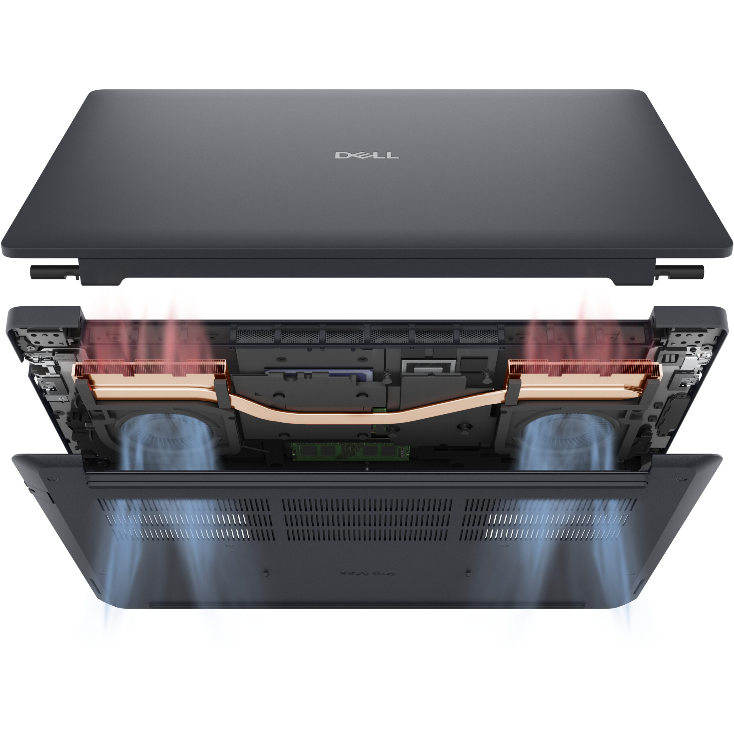 Laptop Gaming Dell Pro Max 16 MC16250 / Ultra 7- 265H / 32GB DDR5 / 1TB / 16" Full HD+WVA / RTX PRO 2000 8GB / Zezë - Figura 3