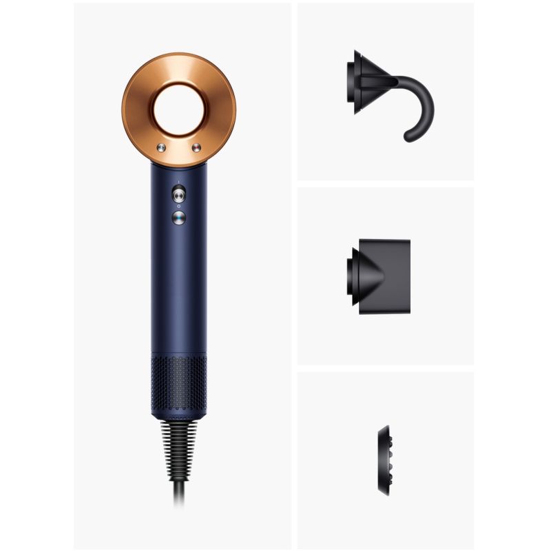 Tharese te Flokve Dyson Supersonic - Blu e mbyllur