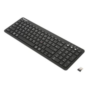 Tastierë pa kabllo TARGUS Antimicrobial Bluetooth Universal / QWERTZ – Zezë