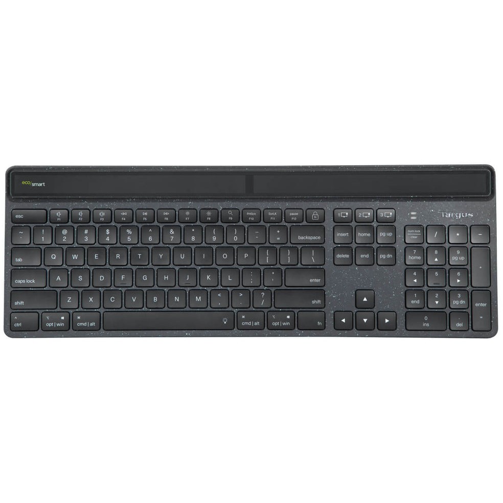 Tastierë Pa kabllo TARGUS EcoSmart Antimicrobial / AZERTY – Zezë