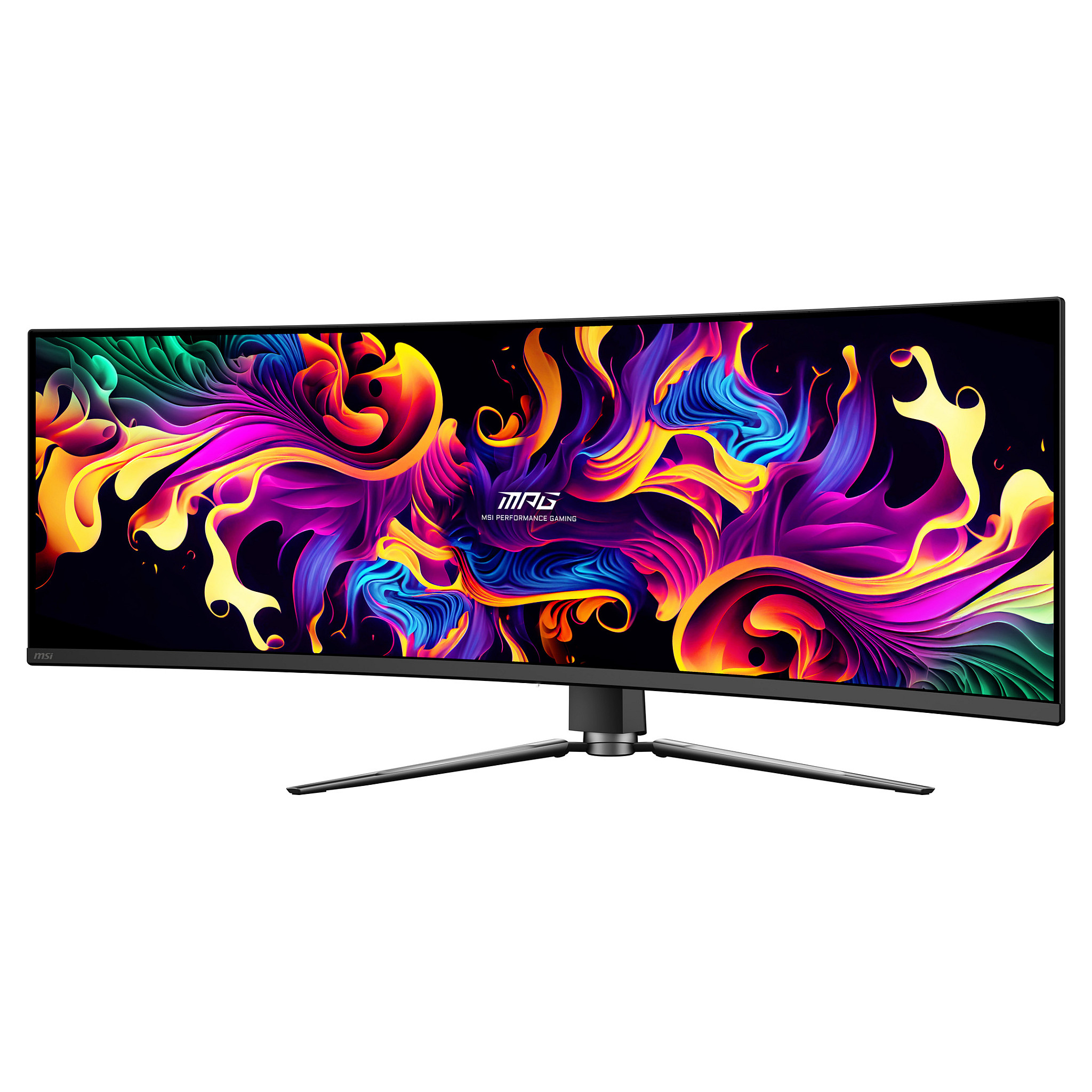 Monitor Gaming MSI MPG 491CQPXDE / 49" / Dual QHD / QD-OLED / 240 Hz / 0.03 ms / HDMI+USB+DP / Curved - Zezë - Figura 2