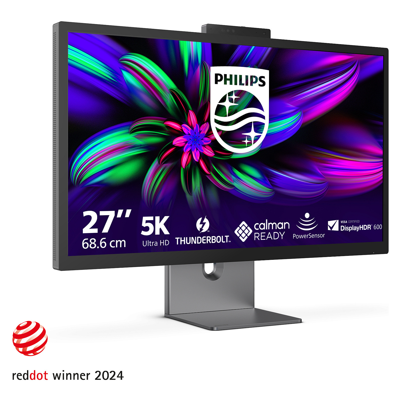 Monitor Philips Brilliance 27E3U7903 / 27"/ 5K Ultra HD IPS AG / LCD / 70Hz / 4ms / USB + HDMI + Thunderbolt + HDCP - Gri - Figura 2