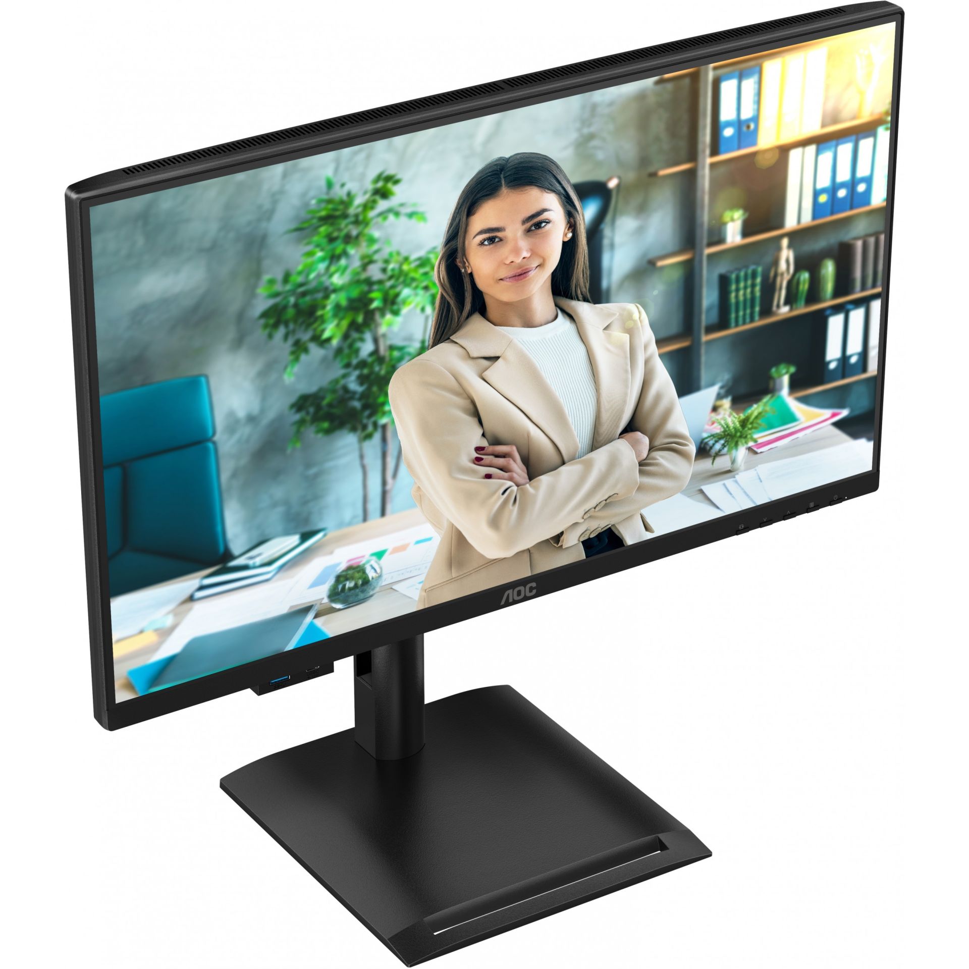 Monitor AOC 24P4U / 23.8" / Full HD IPS / 120 Hz / 4ms / USB +USB-C + VGA + HDMI + DP - Zezë - Figura 6