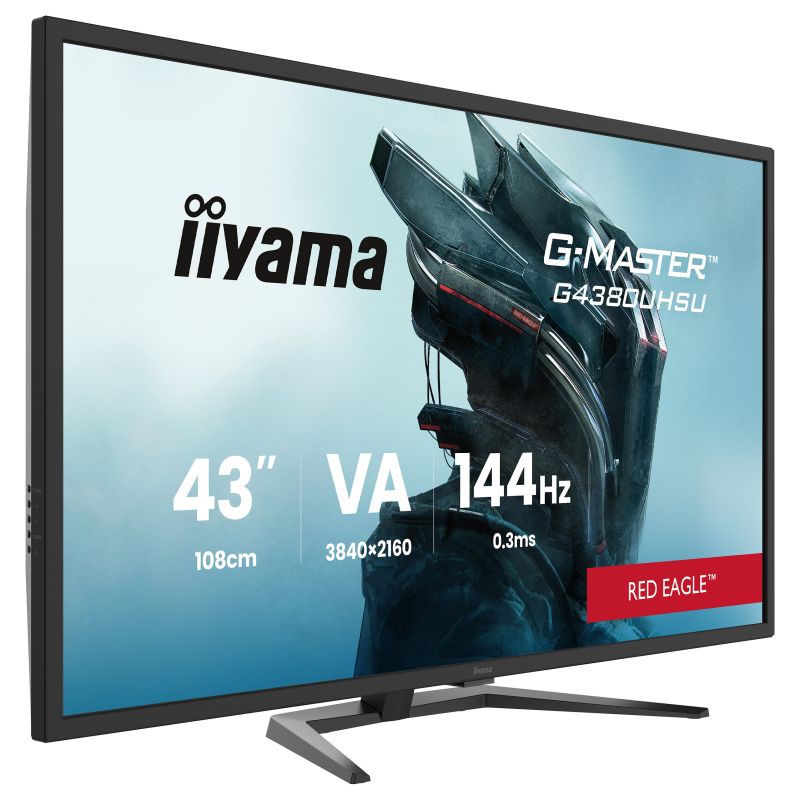 Monitor Gaming IIYAMA G4380UHSU-B2 / 42.5"/ 4K Ultra HD VA LED / 144Hz / 0.3ms / USB-C+HDMI+DP - Zezë - Figura 2