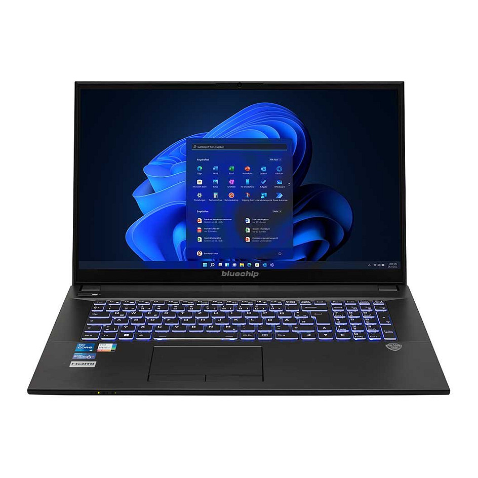 Laptop bluechip TRAVELline 17W4 EDU / i5-1335U / 16GB DDR4 / 500GB / 17.3" Full HD IPS / Intel Iris Xe Graphics / DE - Zezë