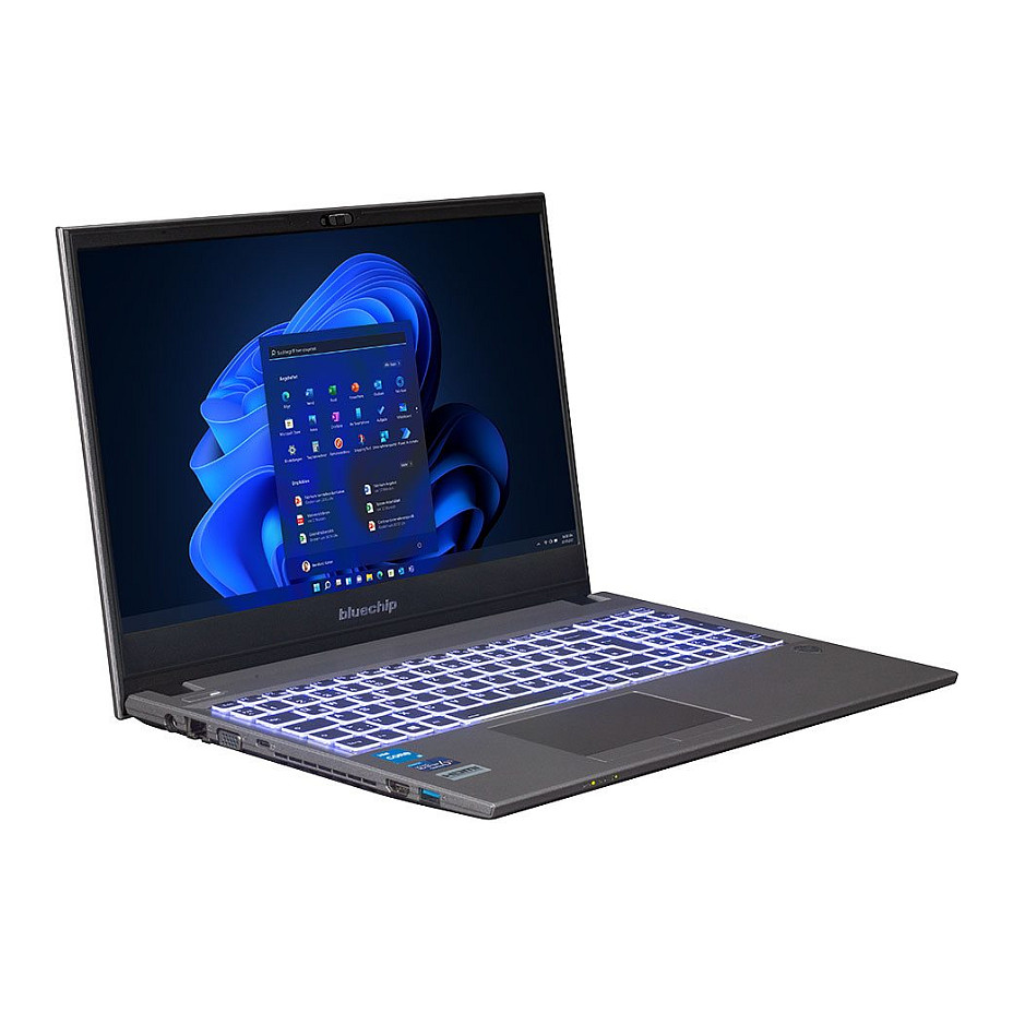 Laptop bluechip TRAVELline L15W17 / i5-1335U / 16GB DDR4 / 500GB / 15.6" Full HD IPS AG / Intel Iris Xe Graphics / DE - Gri - Figura 2