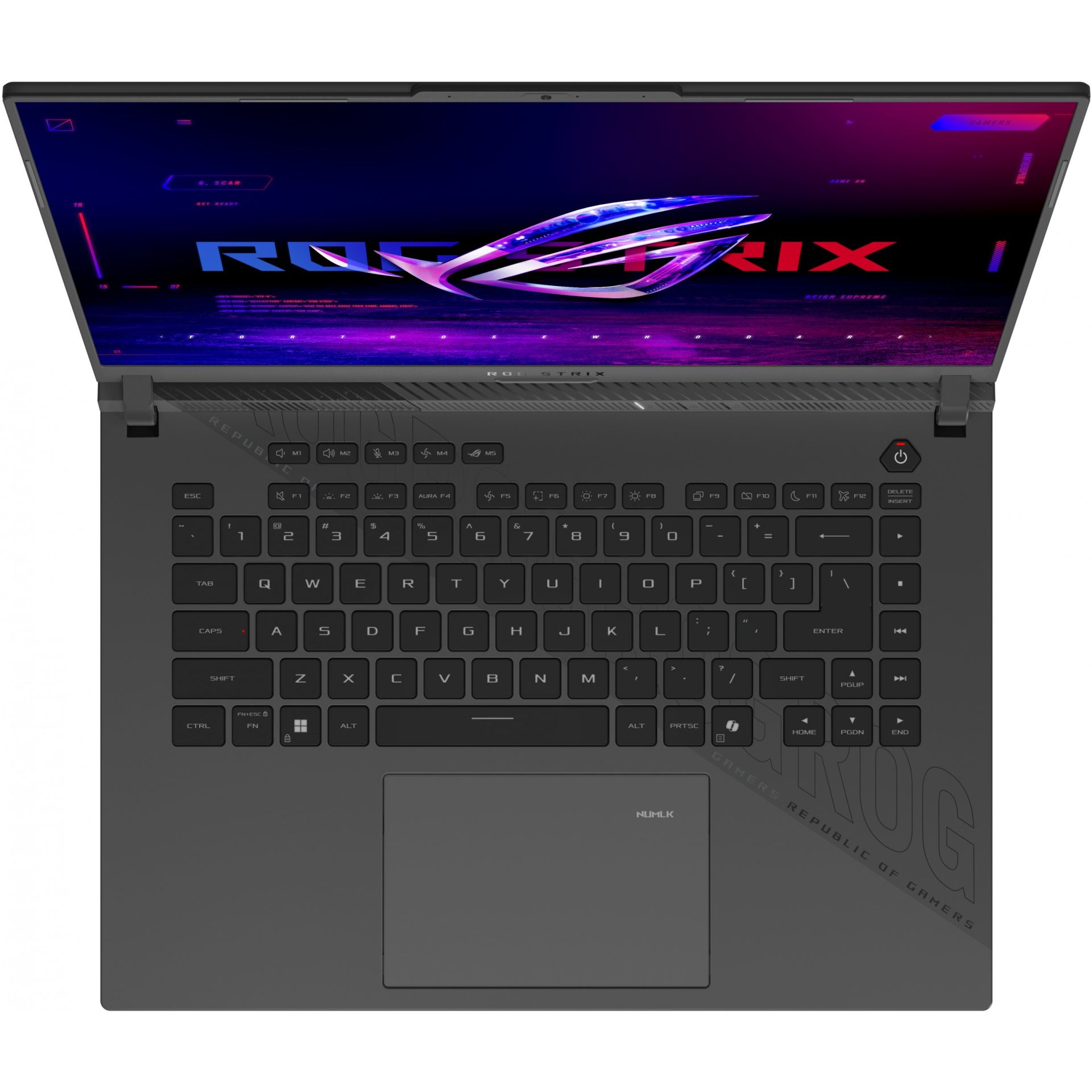 Laptop Gaming ASUS ROG Strix G16 G614FM-RV027W / Ryzen 9-9955HX / 16GB DDR5 / 1TB / 16" WUXGA IPS 165Hz / RTX 5060 - Gri - Figura 3