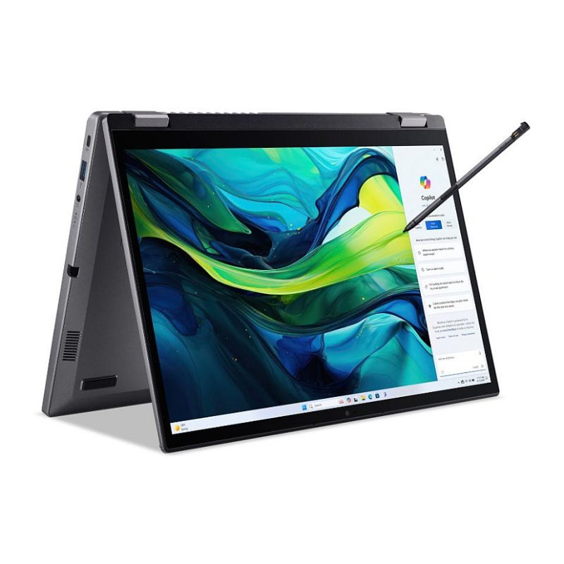 Laptop Acer Aspire Spin 14 ASP14-52MTN-79EW Convertible Notebook / Ultra 7 155U / 32GB LPDDR5x / 1TB / 14" WUXGA IPS LED / Touchscreen / Intel Graphics / DE - Gri - Figura 2
