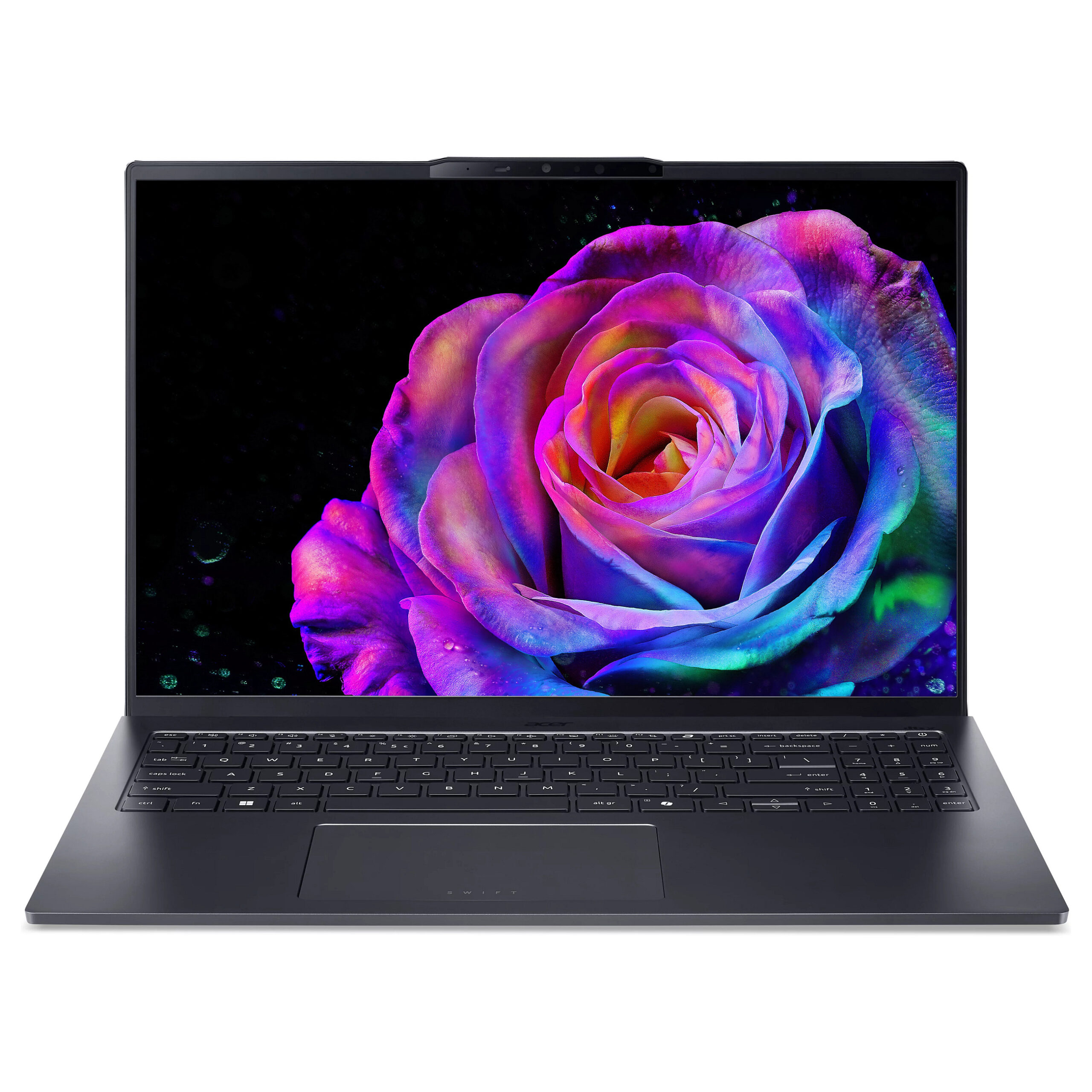 Laptop Acer Swift Go 16 OLED SFG16-73-7943 / Ultra 7 255H / 16GB LPDDR5x / 1TB / 16' WUXGA+ OLED 120Hz / Intel Arc 140T / DE -Gri e mbyllur