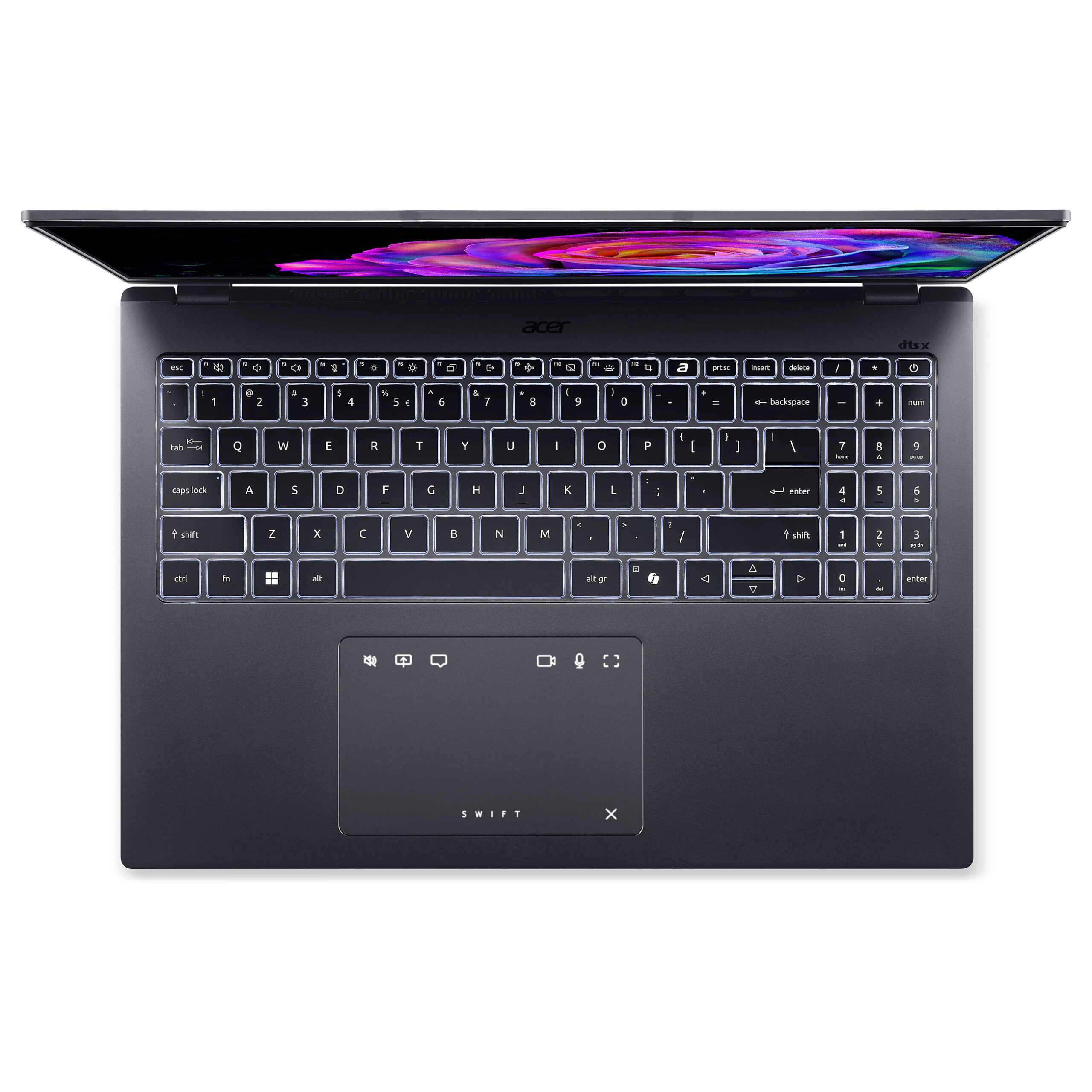 Laptop Acer Swift Go 16 OLED SFG16-73-7943 / Ultra 7 255H / 16GB LPDDR5x / 1TB / 16' WUXGA+ OLED 120Hz / Intel Arc 140T / DE -Gri e mbyllur - Figura 5