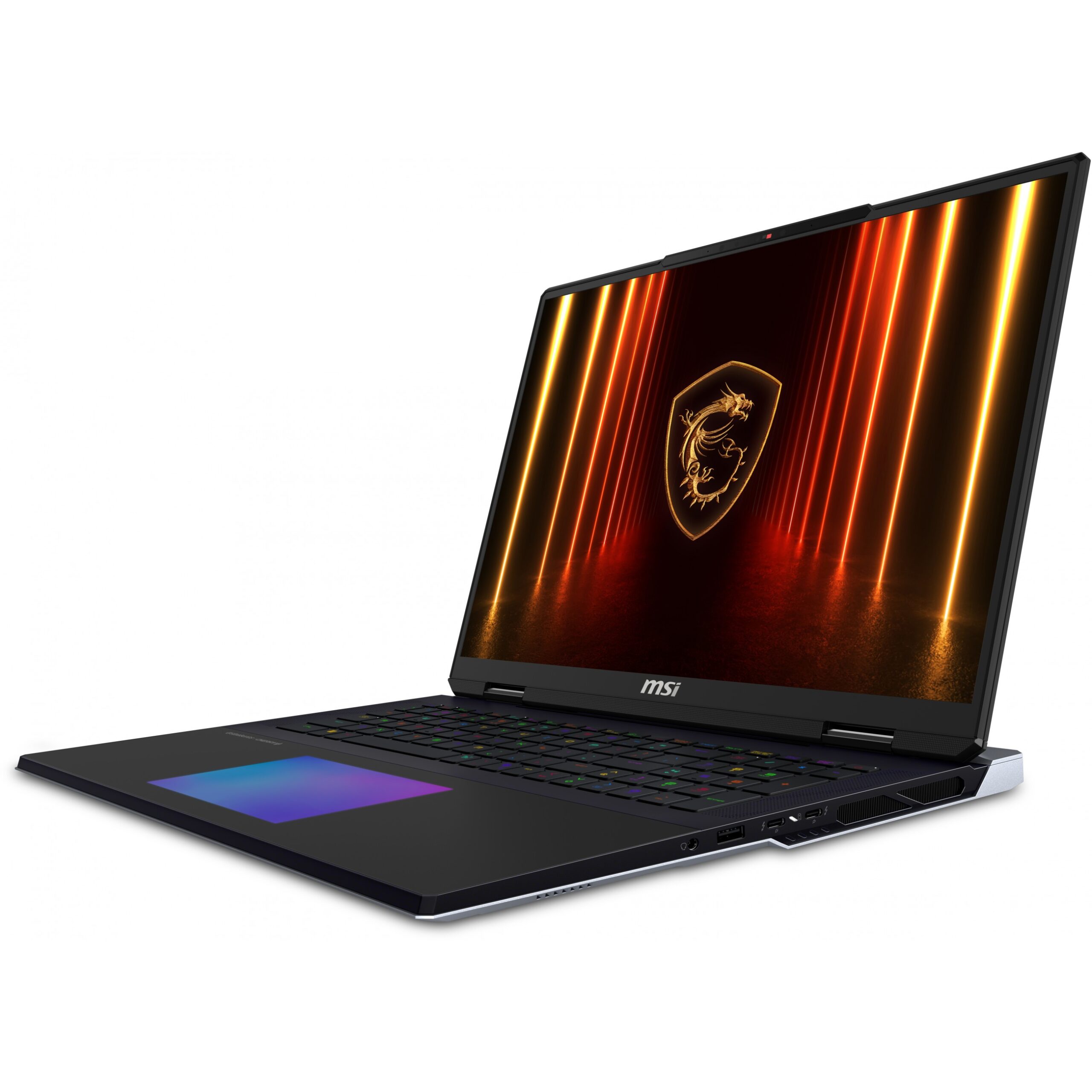 Laptop Gaming MSI Titan 18 HX AI A2XWJG‑070 / Ultra 9 285HX / 96GB DDR5 / 6TB / 18" Ultra HD+ Mini LED / RTX 5090 24GB - Zezë - Figura 2