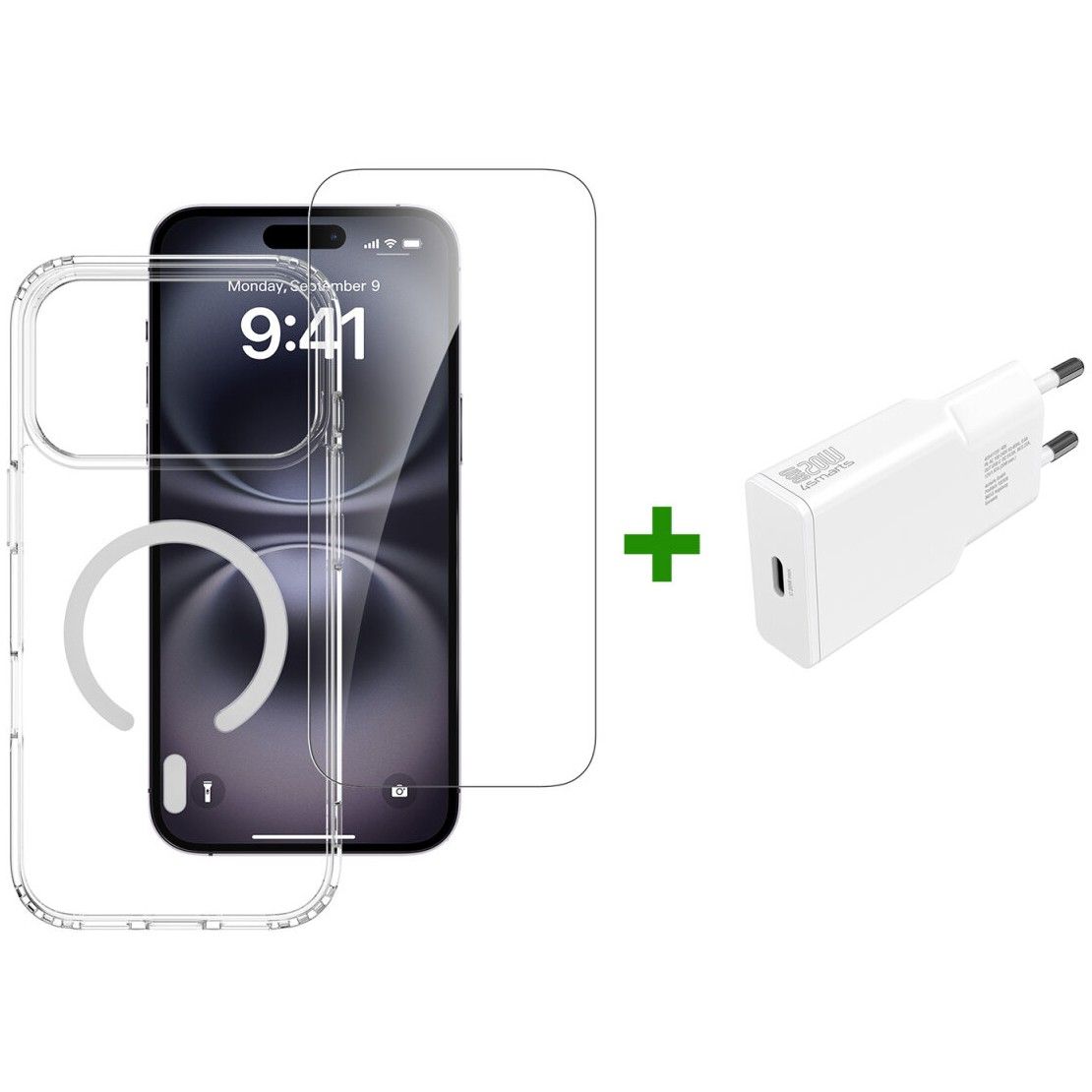 4smarts 3-in-1 Premium Starter Set for Apple iPhone 17 Pro Max