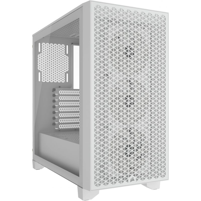 Kasë Corsair 3000D RGB Airflow White Midi Tower ATX Gaming Case – Bardhë - Figura 2