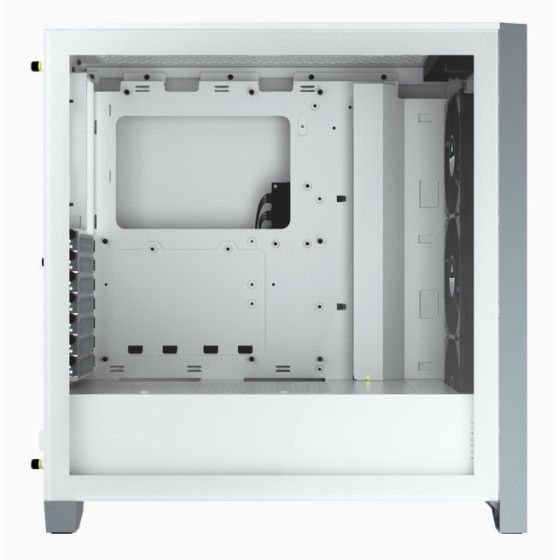 Kasë Corsair iCue 4000X RGB White Midi Tower ATX Gaming Case TG Side Window – Bardhë - Figura 3