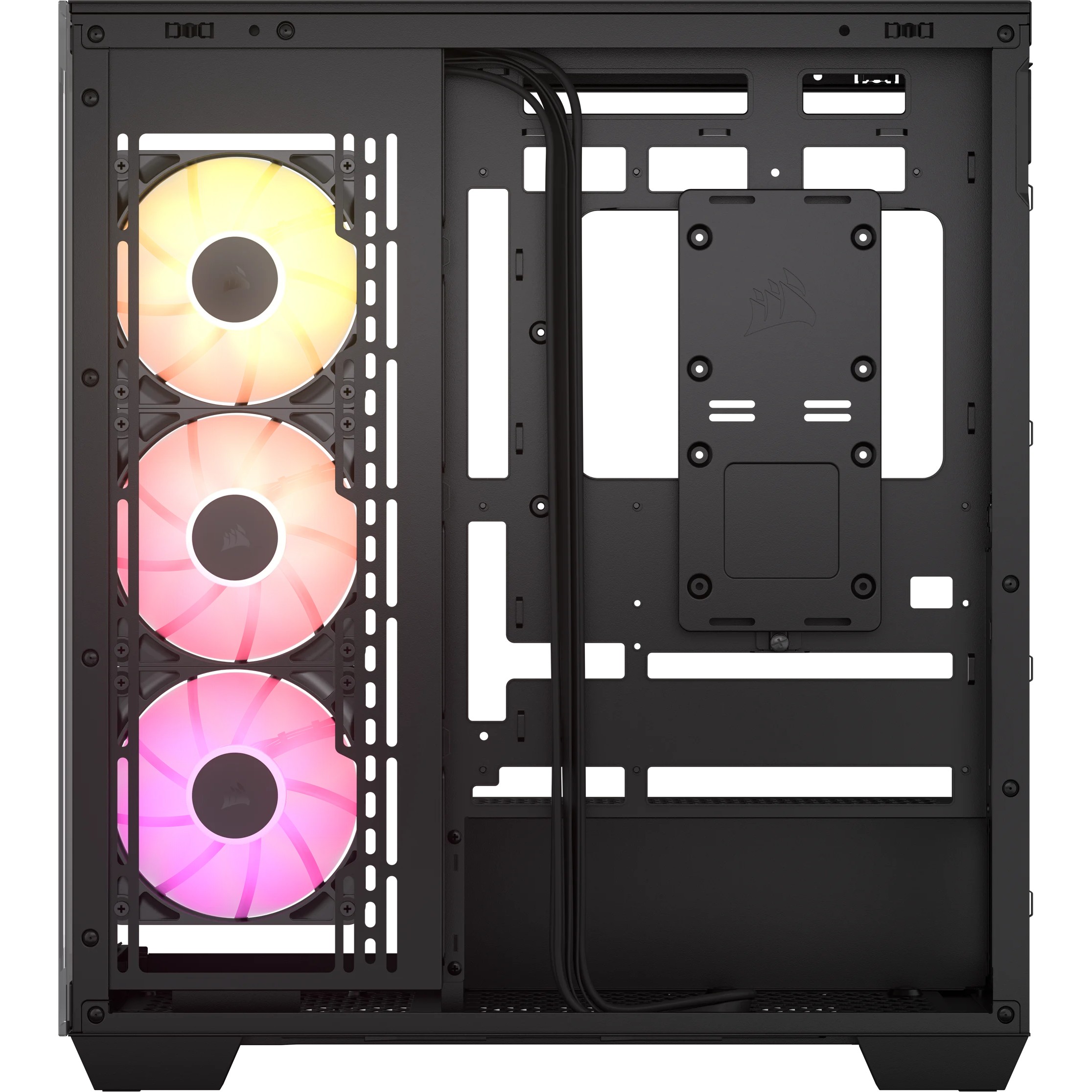 Kasë Corsair 3500X ARGB Midi Tower ATX Gaming Case - Zezë - Figura 5