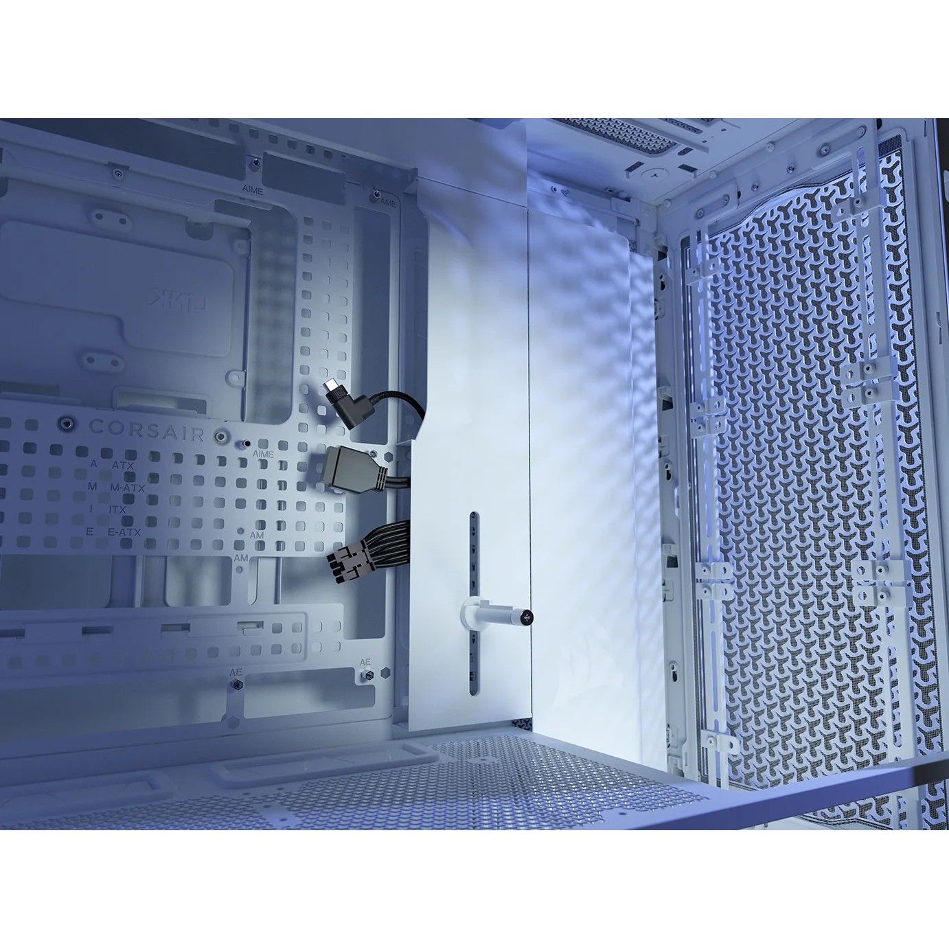 Kasë Midi CORSAIR Frame 5000D RS ARGB / ATX Gaming Tower - Bardhë - Figura 2