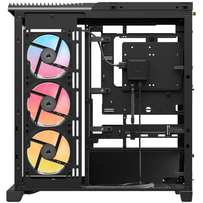 Kasë Midi CORSAIR 4500X LX RGB (Tempered Glass) – Zezë - Figura 2