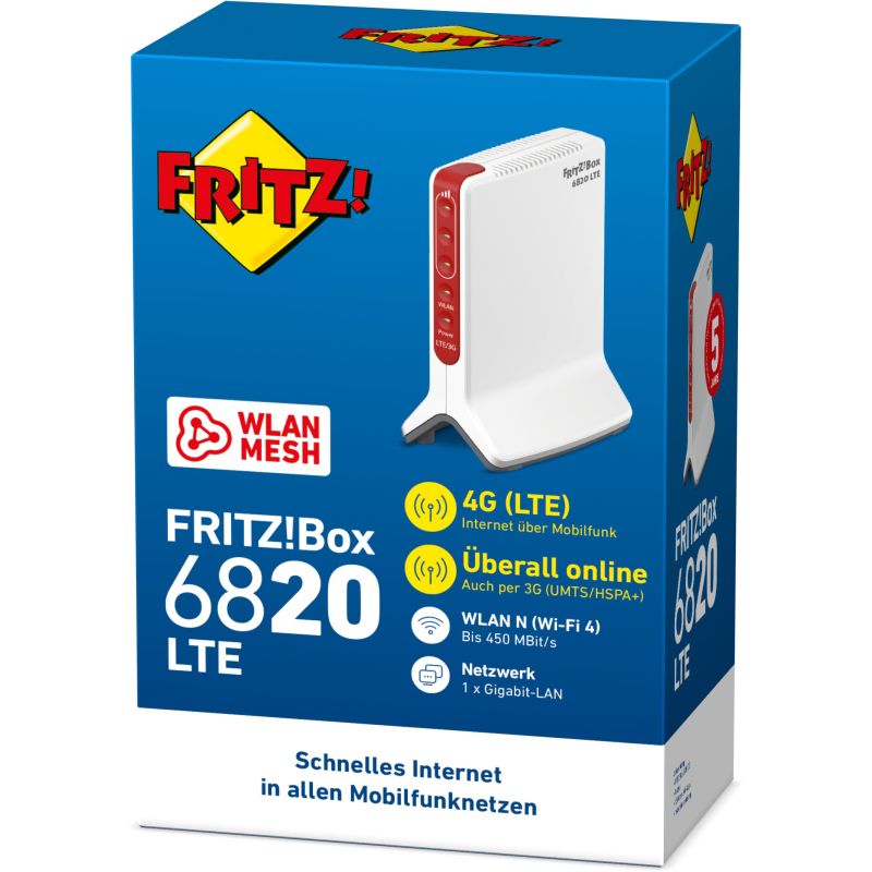 Ruter AVM FRITZ!Box 6820 LTE v4 / Compact 4G LTE Wi-Fi - Figura 3