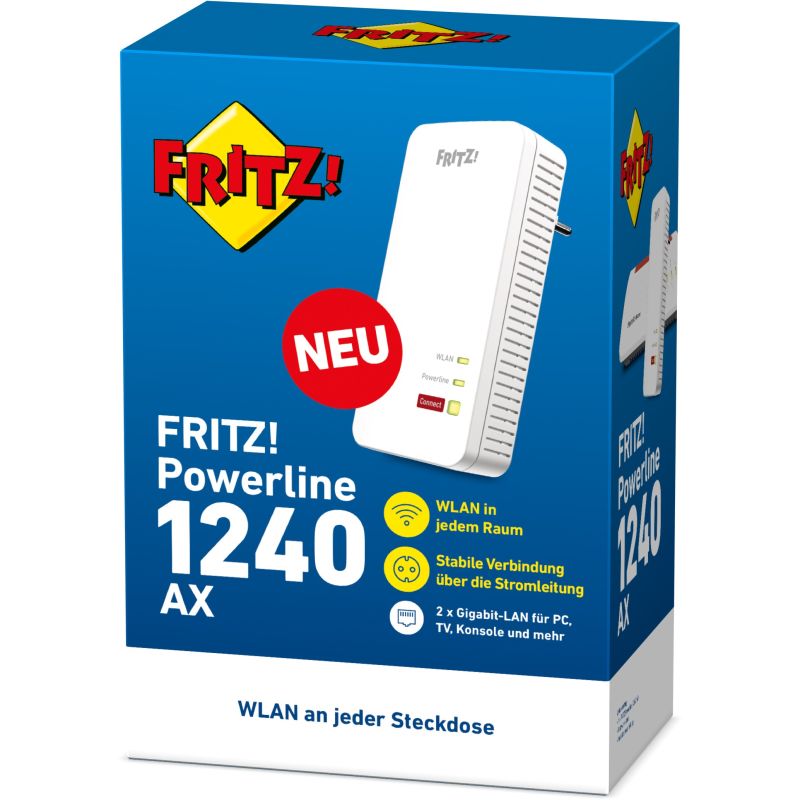Power-LAN FRITZ! 1240 AX / 1200 Mbps Adapter - Figura 3
