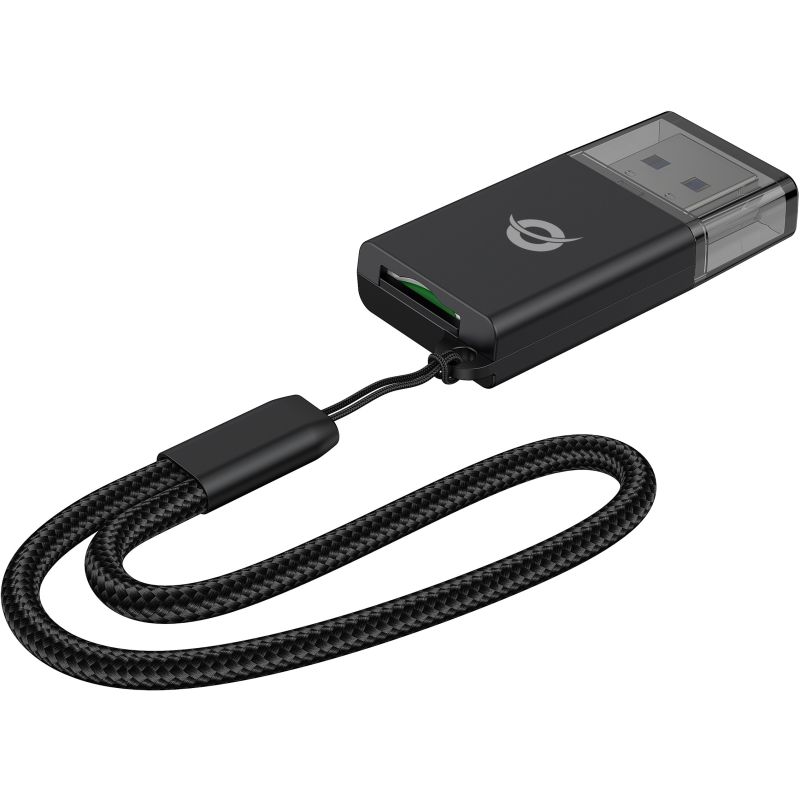 Aksesorë për telefon Conceptronic USB-A 3.0 Card Reader TF/MicroSD 3.0 – Zezë - Figura 2