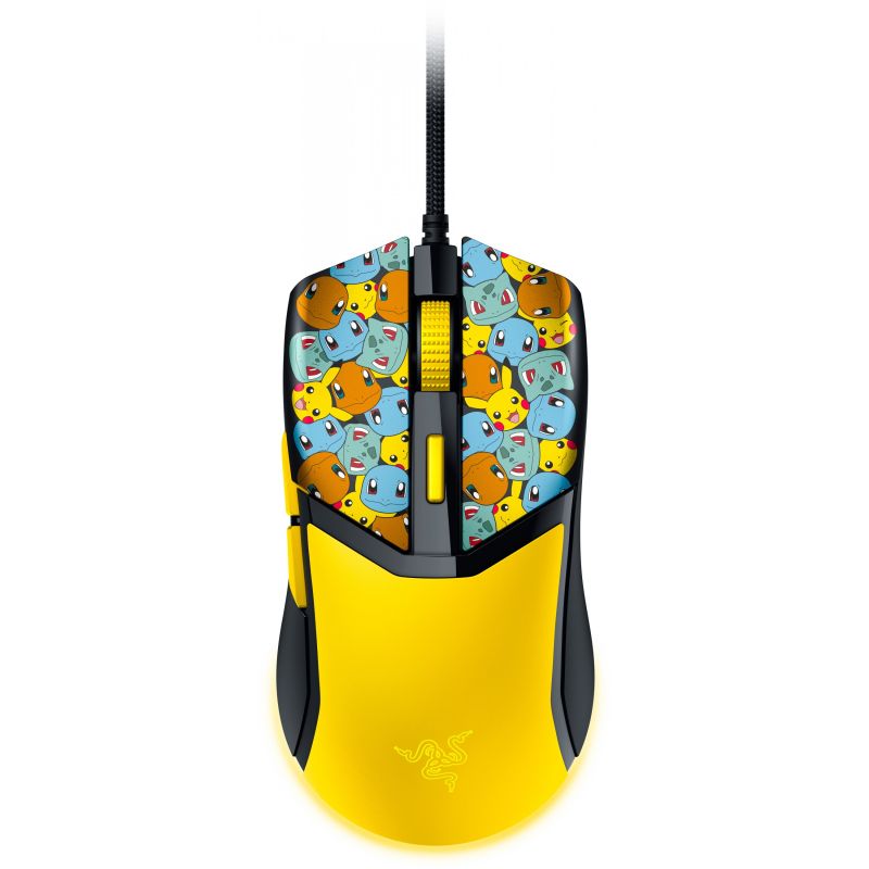 Maus Gaming Razer Cobra Pokémon Kanto Starters Ed. - Verdhë