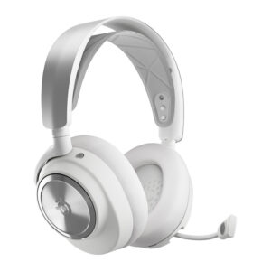 Kufje Gaming SteelSeries Arctis Nova Pro Wireless P- Bardhë/Argjendi