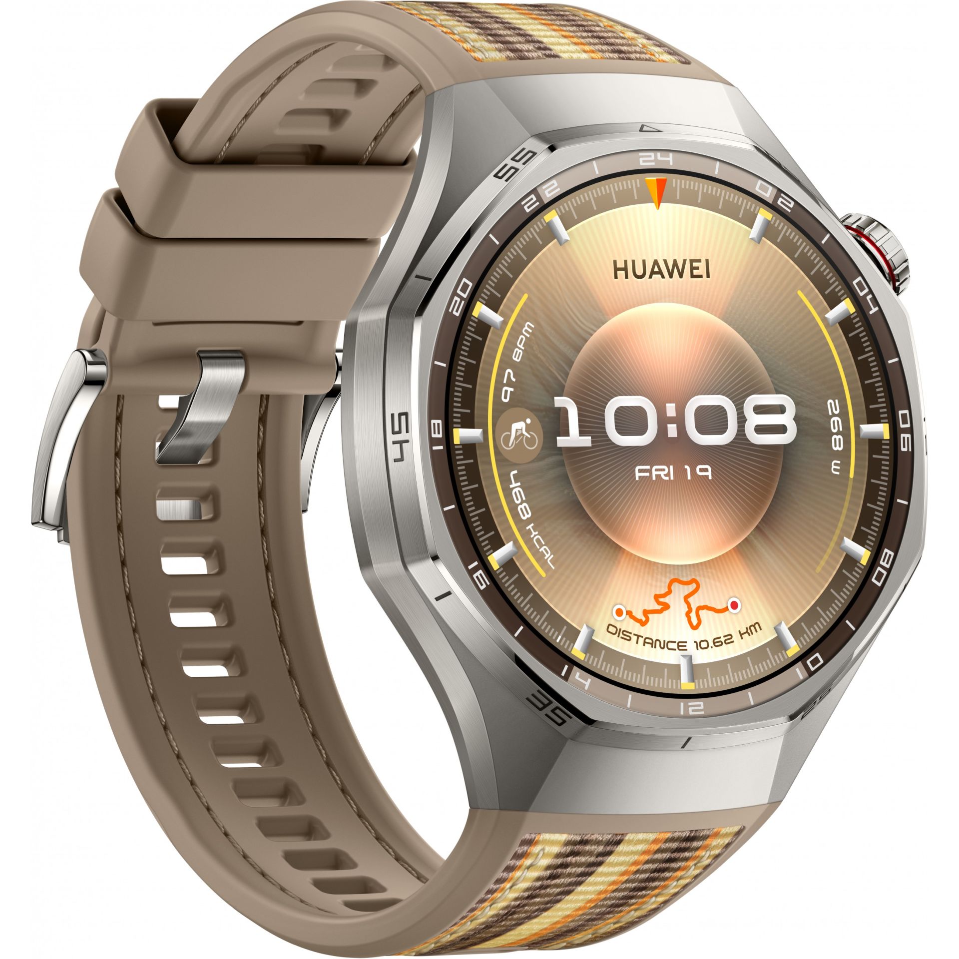 Orë e mençur Huawei Watch GT 6 Pro Atum-B29W / 46mm / Rrip Woven -Kafe - Figura 3