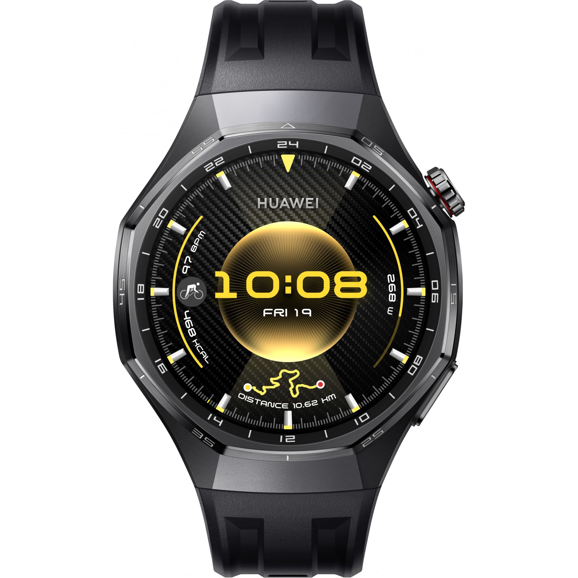 Orë e mençur Huawei Watch GT 6 Pro Atum-B29F / 46mm / Rrip prej fluoroelastomeri (S) - Zezë