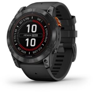 Orë e mençur Garmin Fenix 7X Pro Solar  51mm – Zezë/Gri
