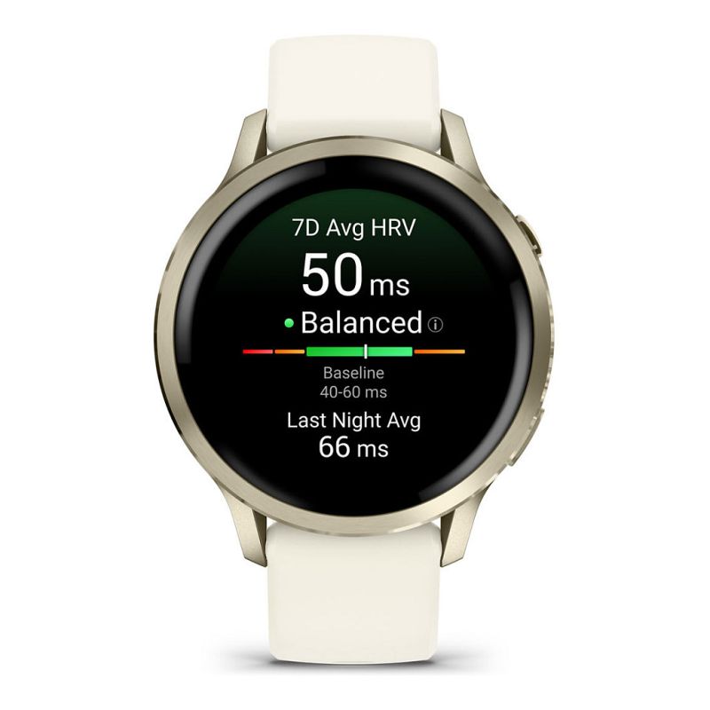 Orë e mençur Garmin Venu 4 Silicone Band / 41mm - Bezhë / Ari - Figura 2