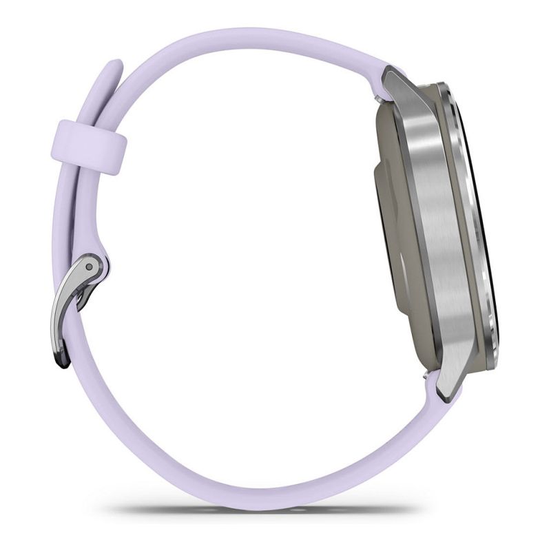 Orë e mençur Garmin Venu 4 Silicone Band / 41mm - Gri / Argjend / Vjollcë - Figura 4