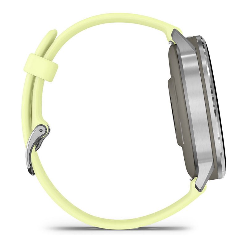 Orë e mençur Garmin Venu 4 Silikon Band / 45mm - Gri / Argjend / Verdhë - Figura 4