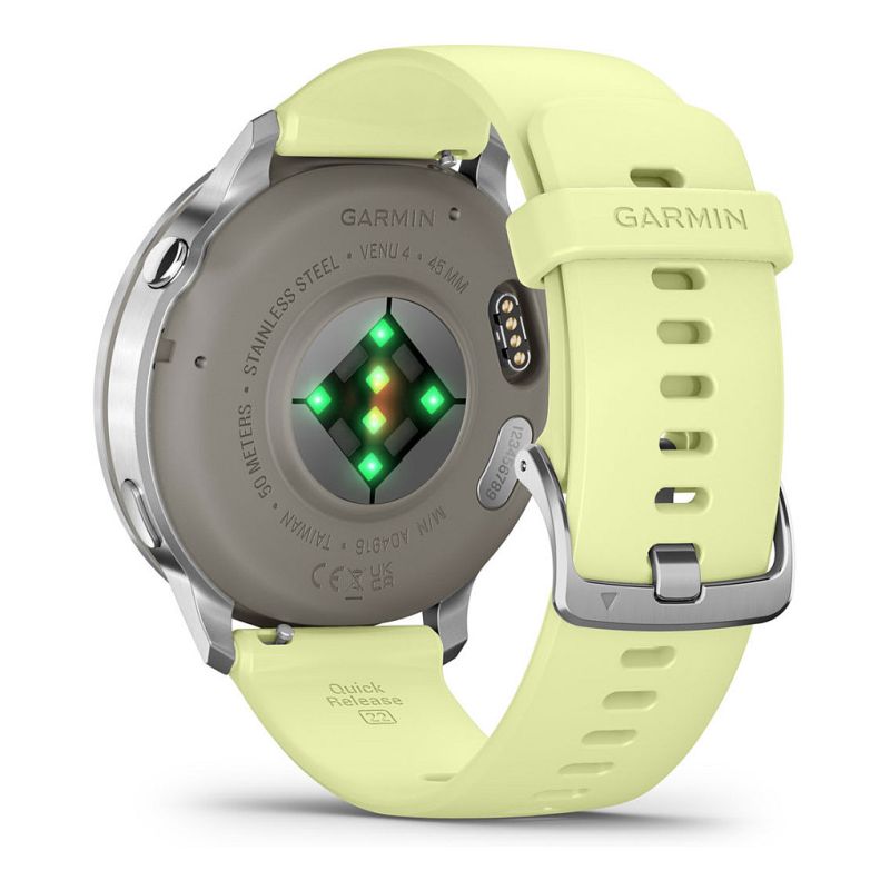 Orë e mençur Garmin Venu 4 Silikon Band / 45mm - Gri / Argjend / Verdhë - Figura 5