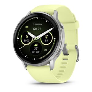 Orë e mençur Garmin Venu 4 Silikon Band / 45mm - Gri / Argjend / Verdhë
