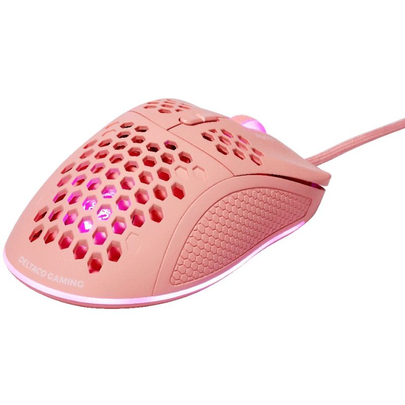 Maus Gaming Deltaco RGB Wired – Rozë - Figura 3
