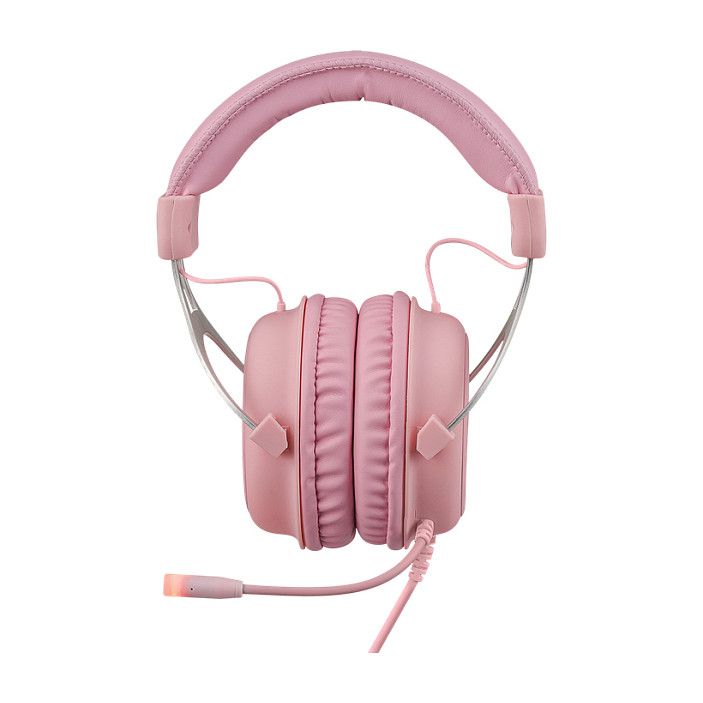 Kufje Gaming Deltaco Headset Stereo Klinke LED – Rozë - Figura 4